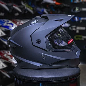 Шлем мотард ATAKI JK802 Solid (черн мат, M)