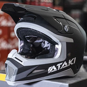 Шлем кроссовый ATAKI SC-18 SOLID