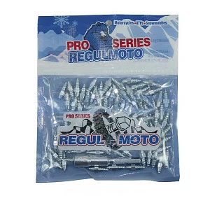 Шипы Regulmoto PRO Series Н19 c карбид-фольфрамовым сердечником (дл.резьбы 10мм) компл. 100шт
