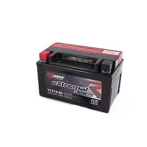Мотоциклетный аккумулятор R-drive Extremal SILVER YTX7A-BS